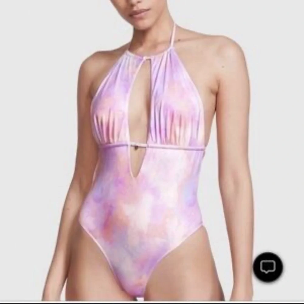 New! Victoria's Secret purple tie dye One Piece Swimsuit 3833